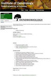 Dendrobiology雜志封面