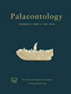 PALAEONTOLOGY雜志封面