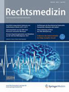 Rechtsmedizin雜志封面