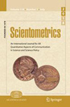 SCIENTOMETRICS雜志封面